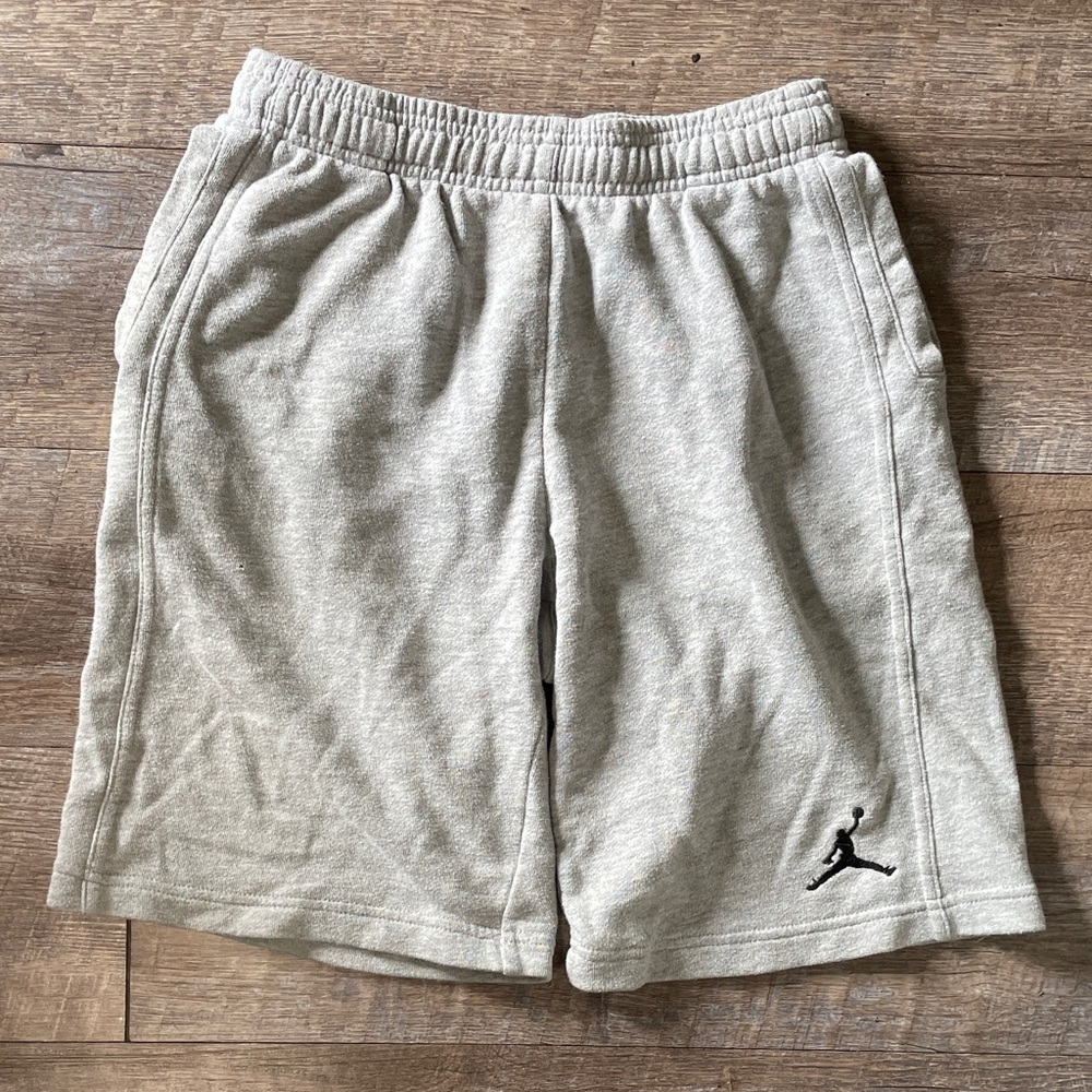 Jordan Light Gray Casual Shorts